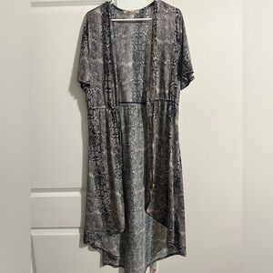 Womens gorgeous long kimono cardigan size xl